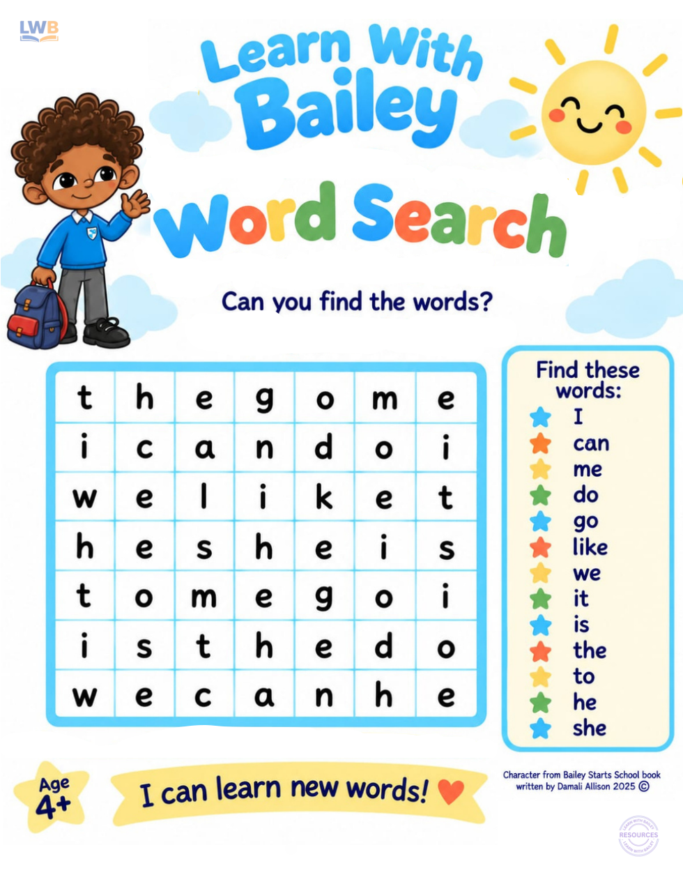 Preview of Word Search